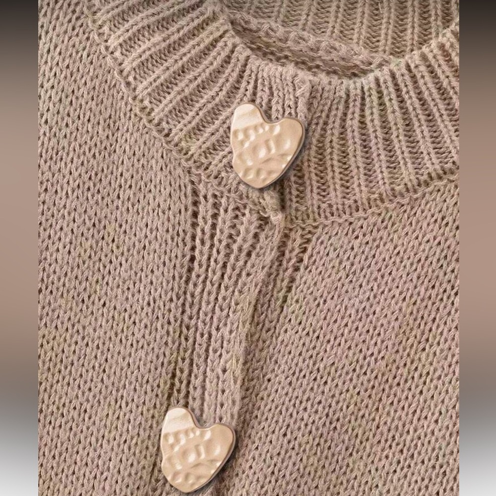 NWOT Winter Women's Knit Cardigan Sweater - Picture 5 of 8